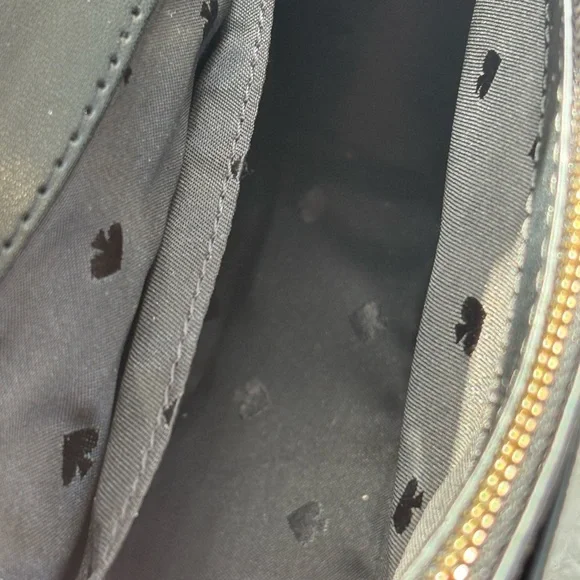 Kate Spade Black Textured Crossbody Bag